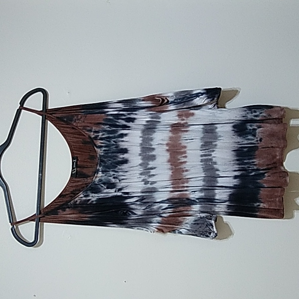 Urban X Women's Tyedye Cold Shoulder Top